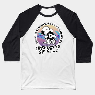 Throbbing Gristle / Vinyl Obsessive Comic / Fan Art Design Baseball T-Shirt